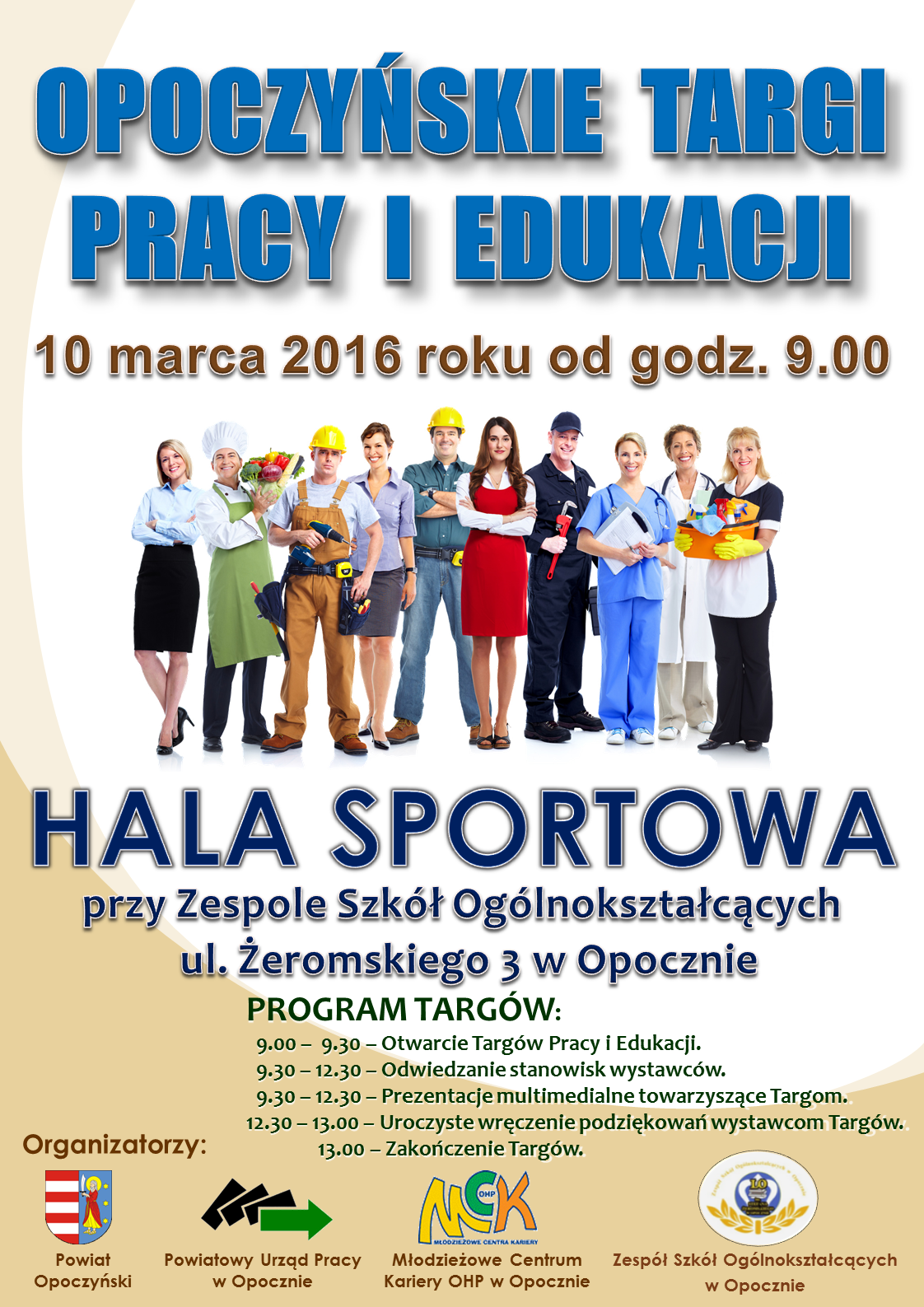 Zdjęcie plakatu Opoczyńskich Targów Pracy i Edukacji